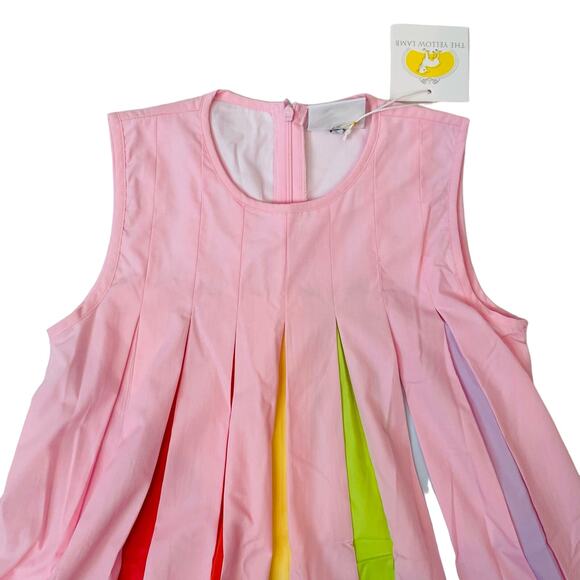 NWT The Yellow Lamb Size 4 Rainbow Dress - Picture 2 of 5